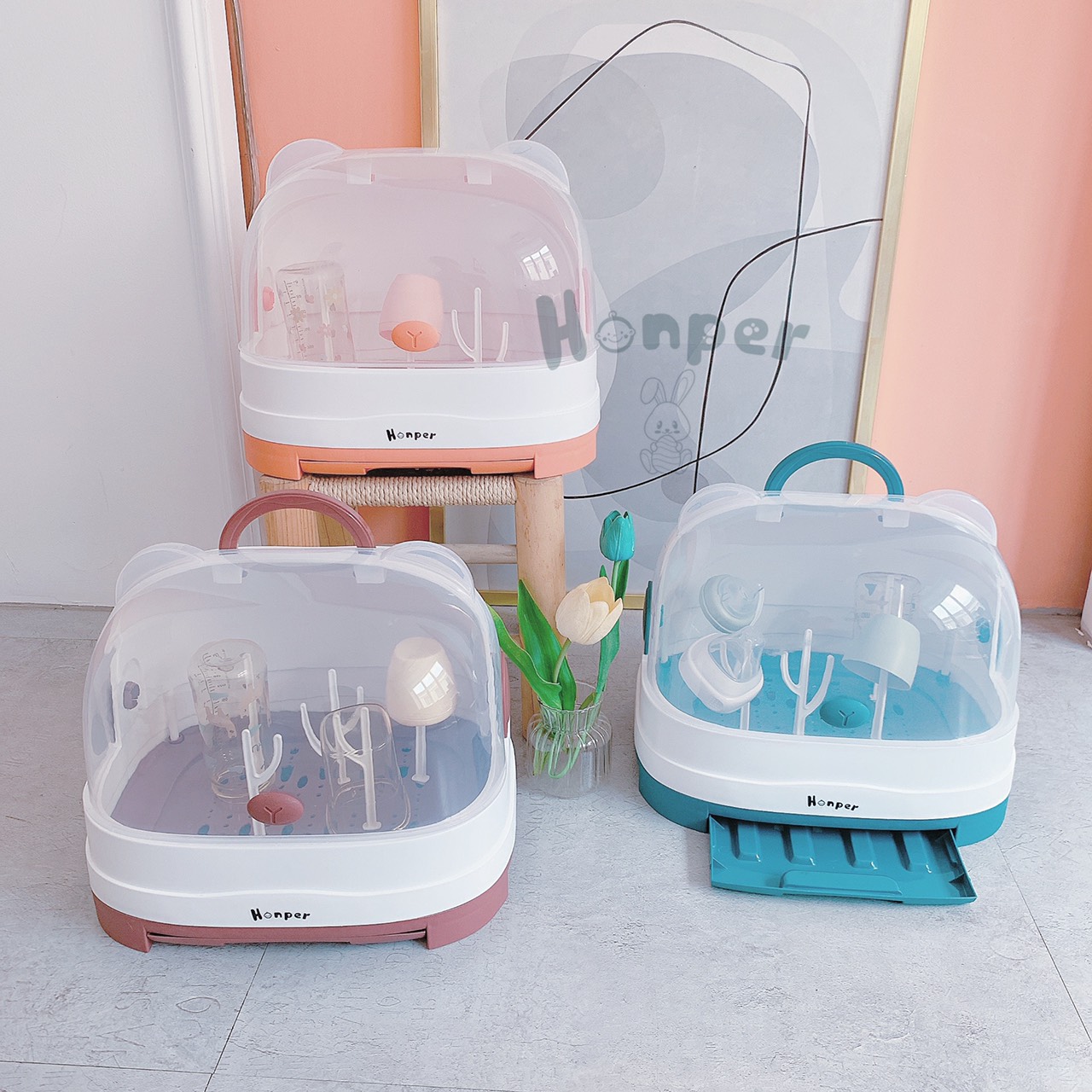 Úp bình gấu Honper cao cấp phân phối chính hãng Mon Kids Store