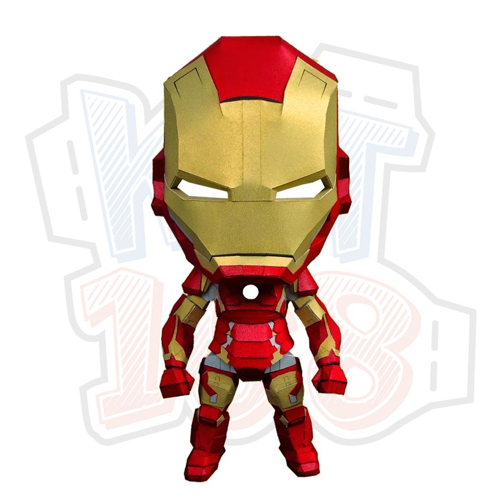 Lịch sử giá Mô hình giấy Marvel Avengers chibi Robot Iron Man Mark ...