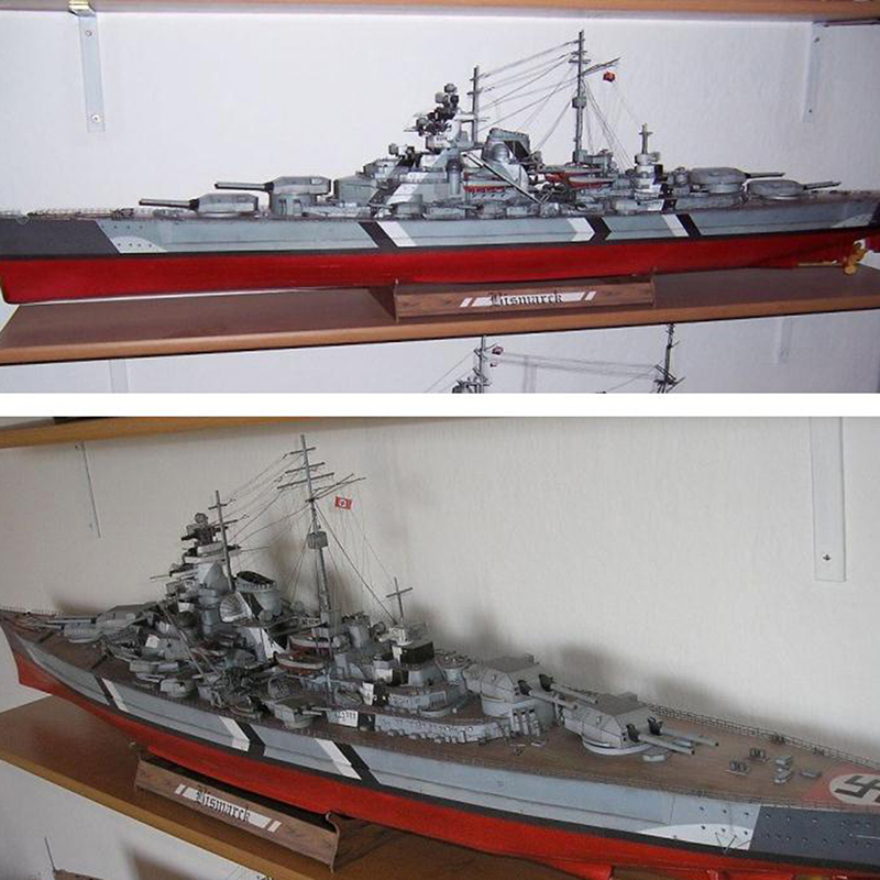 Meng PS003 1700 Mô Hình Thiết Giáp Hạm Kriegsmarine Battleship KM Bismarck