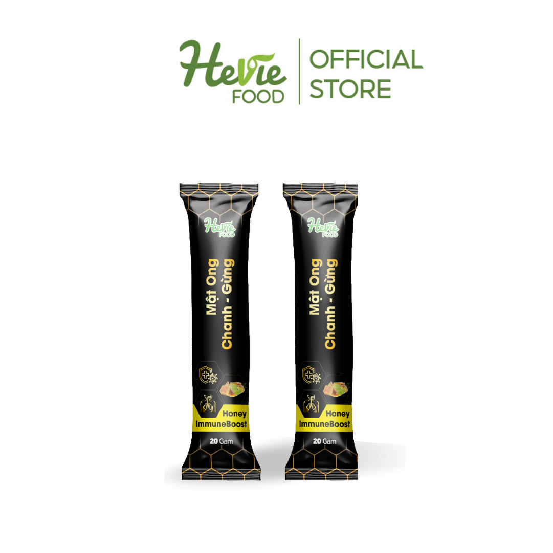Mật ong trái cây Immuneboost chiết xuất túi 20gr HeVieFood