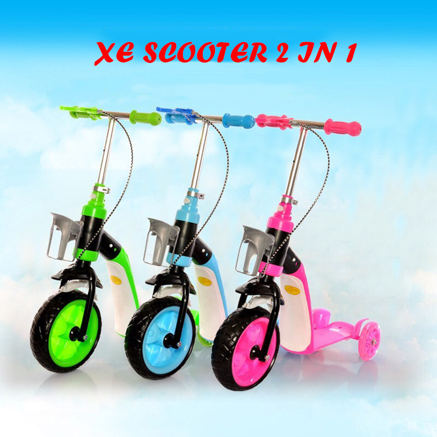 Mua ngày xe trượt Scooter Xe chòi chân, xe 3 bánh dành cho bé yêu phát triển, xe scooter được yêu thích nhất hiện nay