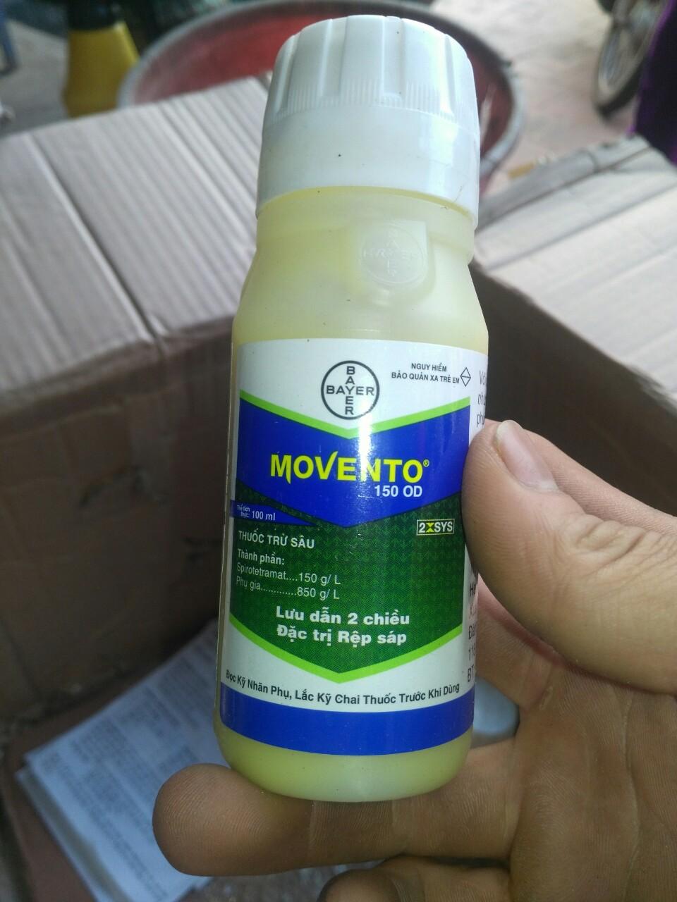 MOVENTO TRỊ RỆP SÁP,MUỘI,BỌ TRĨ chai 100ml