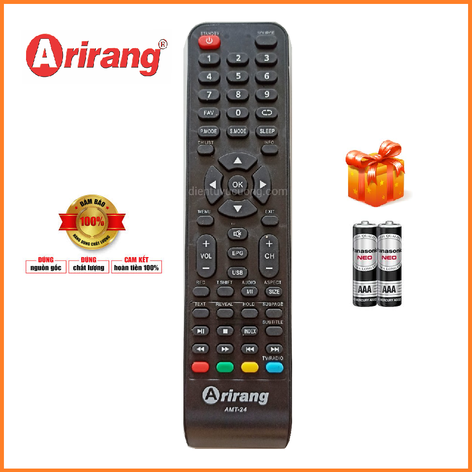 Điều Khiển Ti Vi Arirang ( Mẫu 1 )