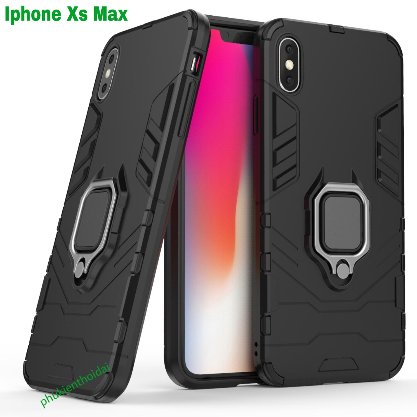 Ốp lưng Iphone Xs Max chống sốc Iron Man Iring cao cấp chống sốc 2 mét siêu bền