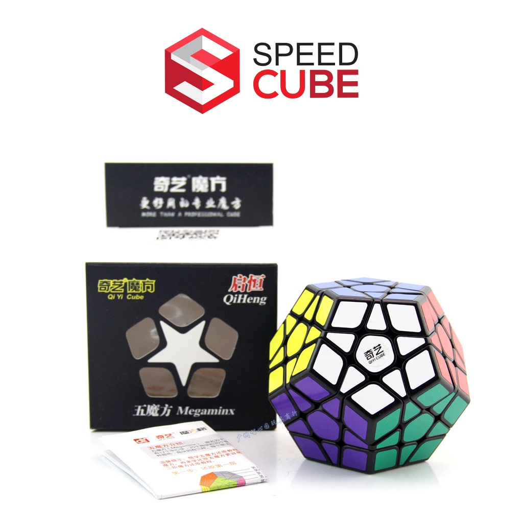 Rubik biến thể 12 mặt megaminx qiyi qiheng viền đen - shop speed cube