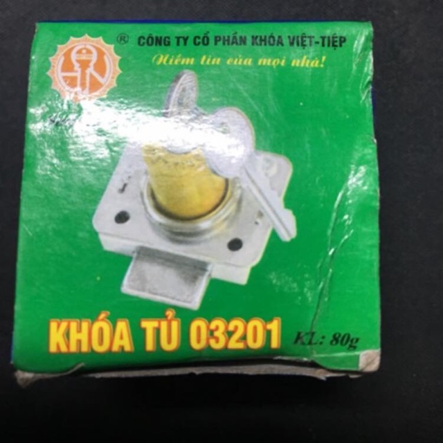 Khoá tủ việt tiệp 03201