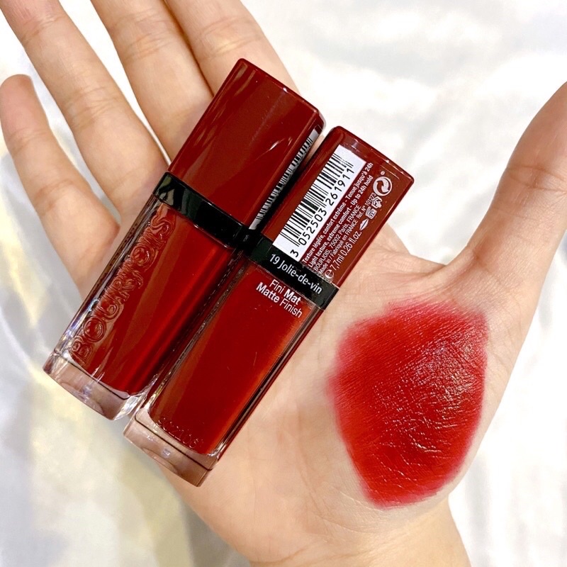 Son Bourjois velvet 19 BJ velvet đỏ mận