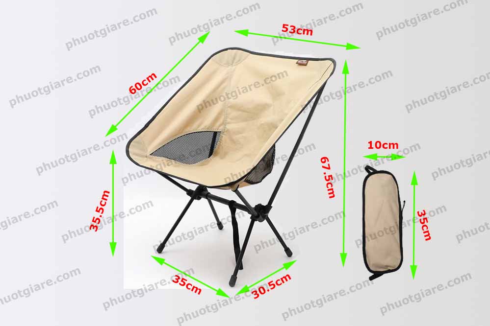 Ghế phượt du lịch cắm trại câu cá xếp gọn