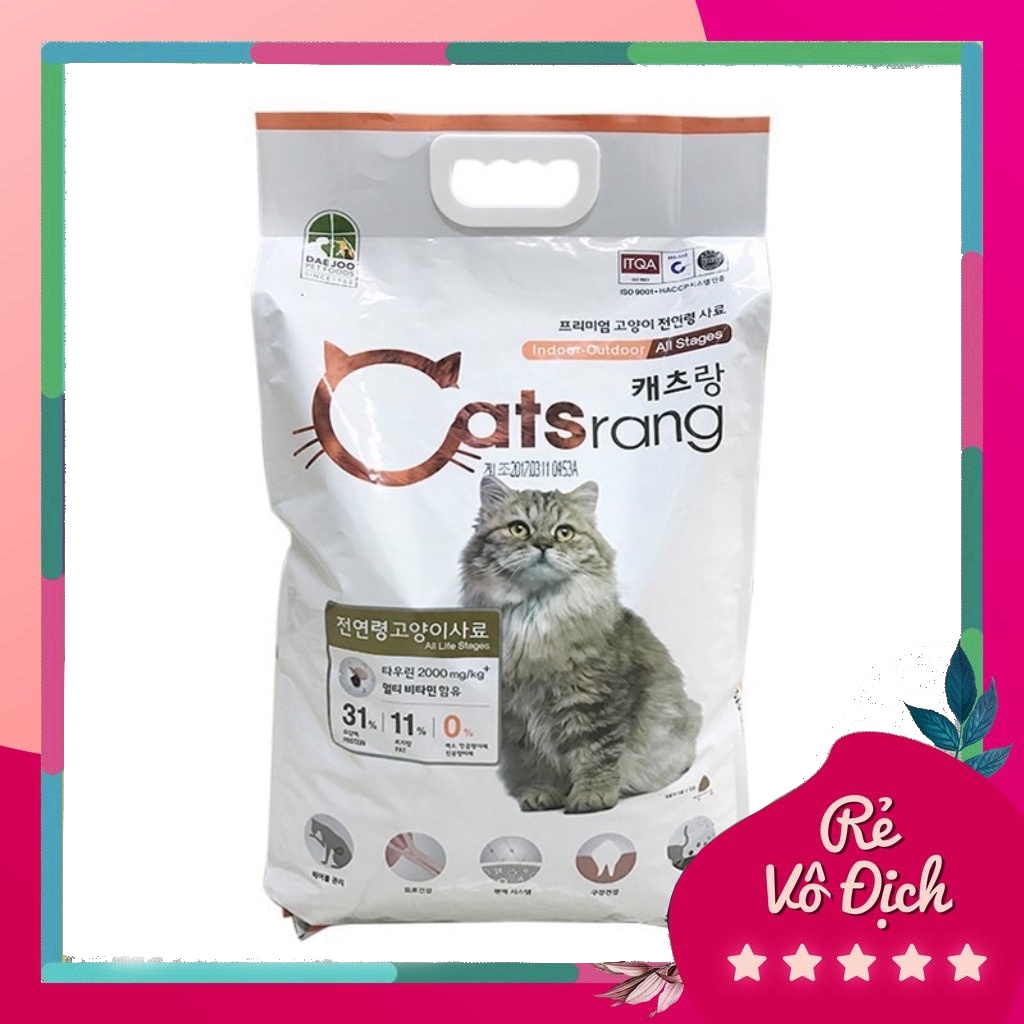 Thức ăn hạt cho mèo Catsrang 5kg