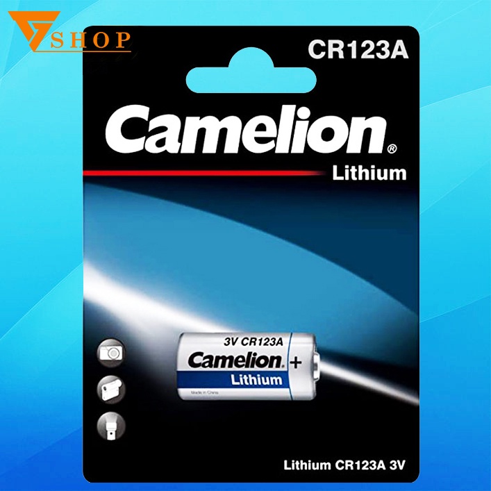 1 viên pin cr123a camelion, pin máy ảnh cao cấp