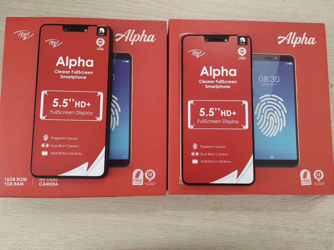 Điện Thoại Itel Alpha Cảm biến vân tay Ram 1GB Rom 16GB