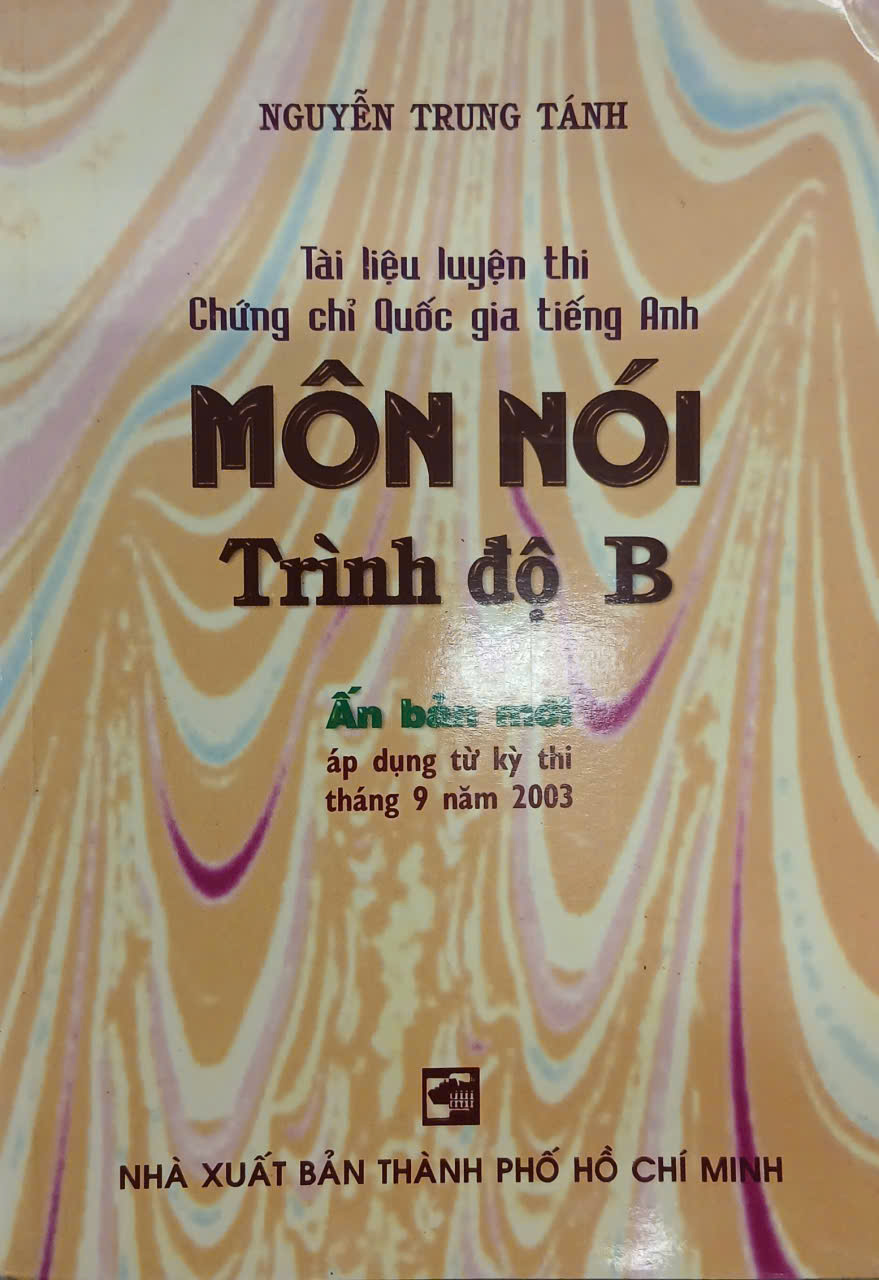Sách - Tài liệu luyện thi Chứng chỉ Quốc gia tiếng Anh môn nói - Trình độ B