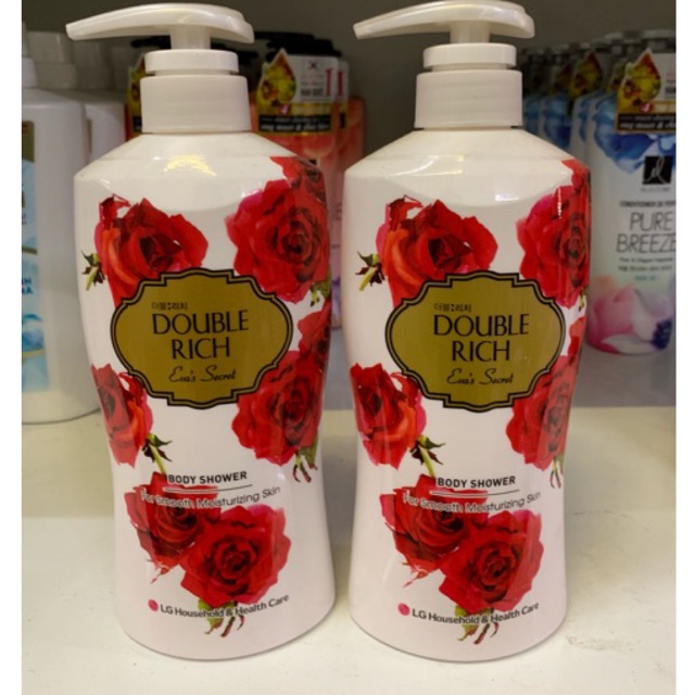 Sữa tắm Double Rich hương hoa hồng 550g