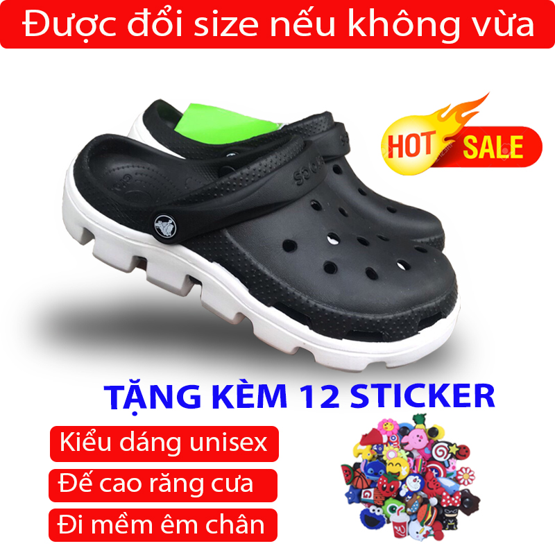 Dép Crocs Duet Clogs Sports, Dép Sục, Dép cross, dép croc Dép Sục Cá Sấu, Dép Sục Crocs, Dép Xục, Dép Siêu Nhẹ, Dep Suc Ca Sau, Dep Crocs, Dep Nam, Dep Nu, Dép Đi Mưa, Dép Thòi Trang, Dép Độc