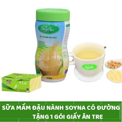 Sữa mầm đậu nành SoyNa có đường 400Gr- Bổ sung nội tiết tố, làm đẹp da, giữ dáng