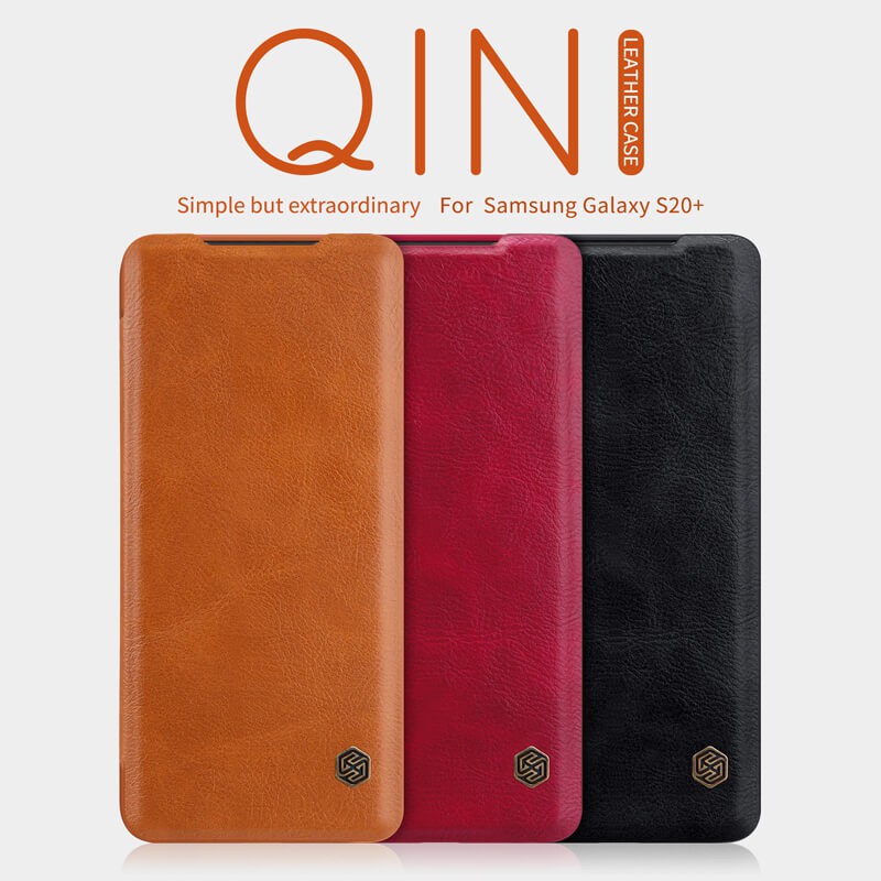 Bao da samsung galaxy s20/s20 plus/ s20 ultra chính hãng nillkin qin