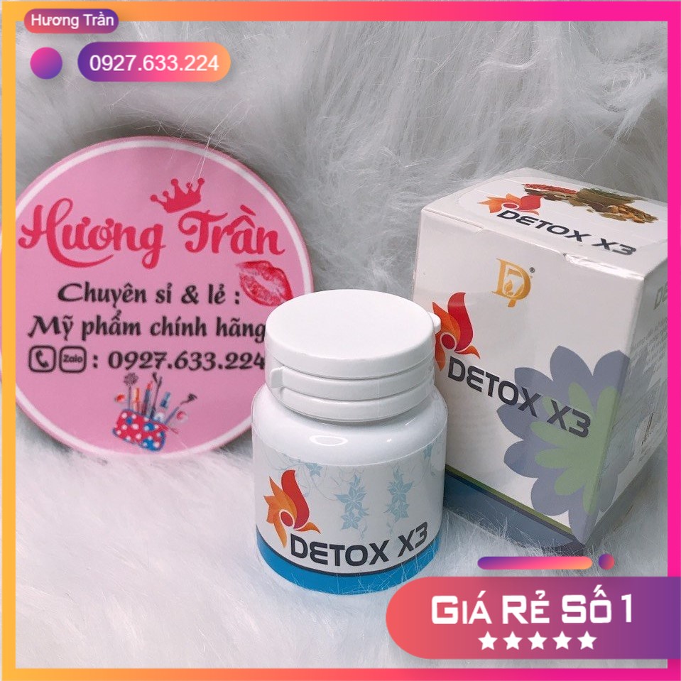 Giảm cân detox x3 chuẩn