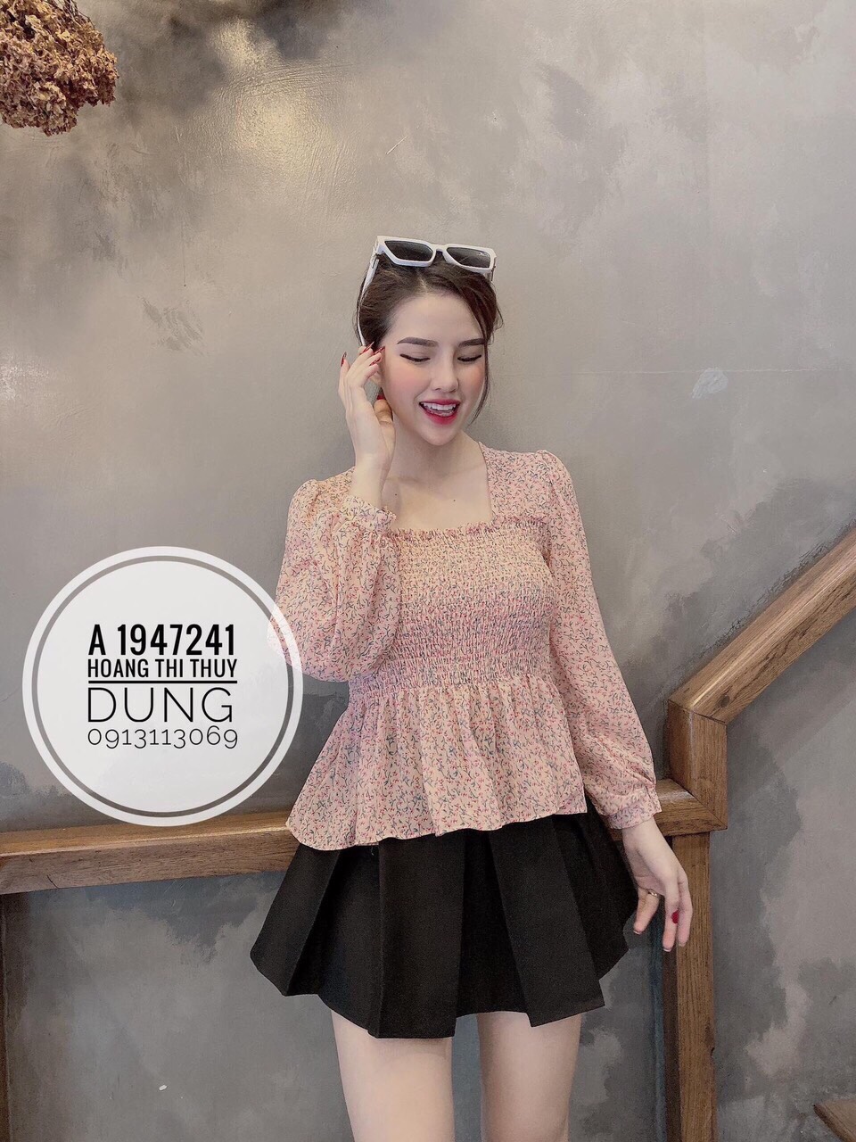 Áo KIểu Nữ Bông Thời Trang Cao Cấp Mẫu Mới Kyanh Shop Ak00