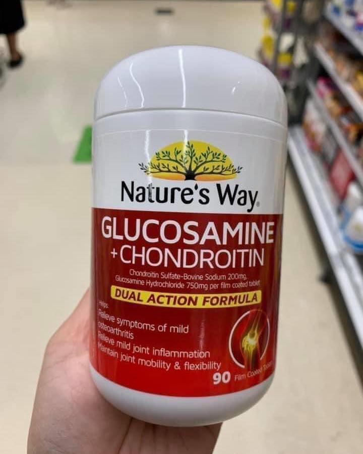 Nature's way glucosamin chondroitin - bổ khớp và sụn lọ 90 viên