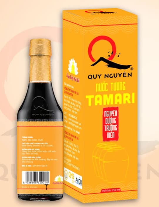 250ml Nước tương Tamari - Thực Dưỡng Cao Cấp Chùa Long Hương Thầy Tuệ Hải - giúp cân bằng Âm Dương, hoá giải độc tố cơ thể, kích thích tiêu hoá, lọc mỡ máu, trợ tim, giải cảm, chặn động kinh