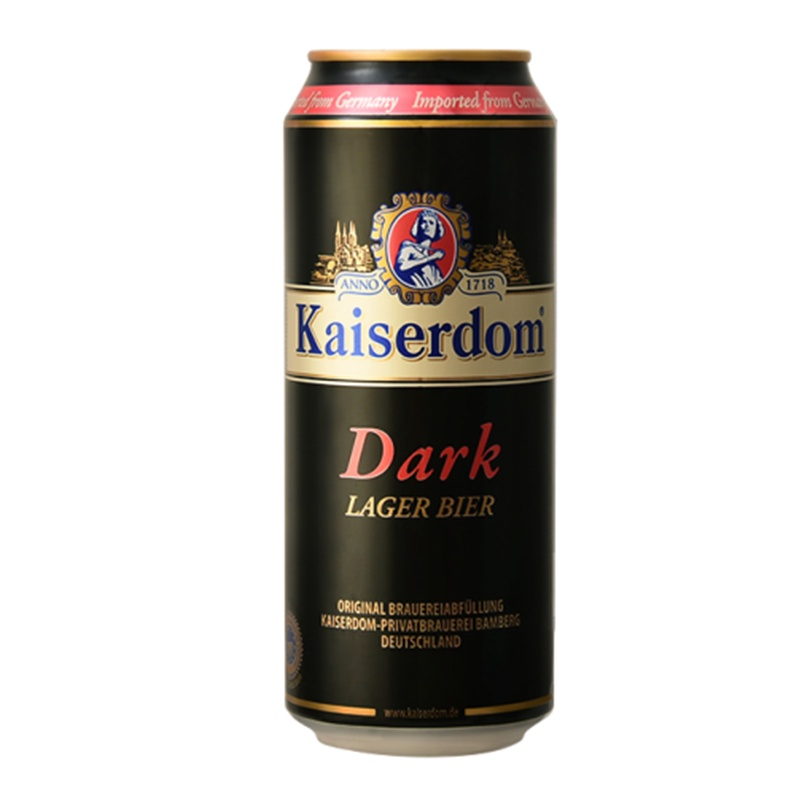 Bia kaiserdom dark - nhập khẩu đức - 1 lon 500ml