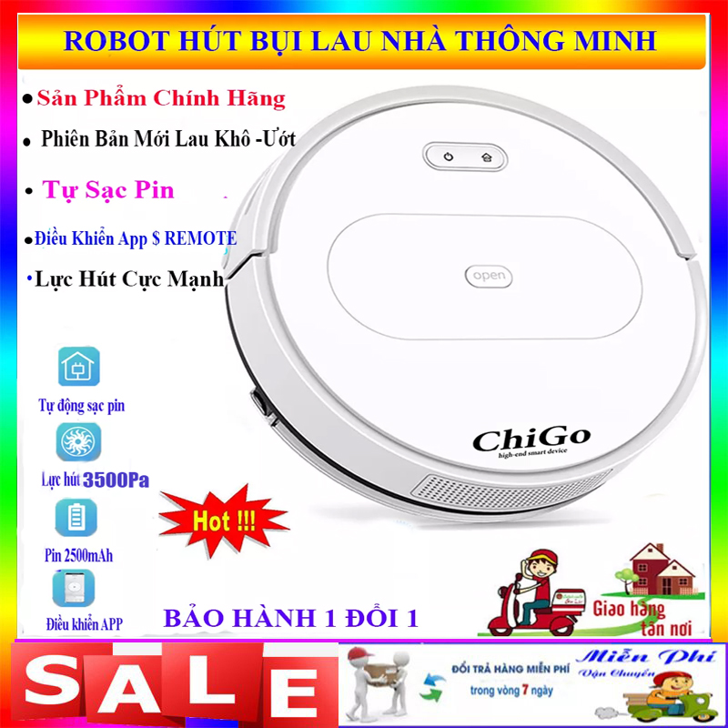 Robot Hút Bụi Lau Nhà, Robot Hút Bụi Bowai OB11, Điều Khiển Từ Xa, Tự Sạc Pin, Lập Trình Đường Đi, Dễ Dàng Leo Thềm , Sức Hút Cực Mạnh Hút Sạch Mọi Bụi Bẩn- SALE CỰC SỐC _ MUA NGAY