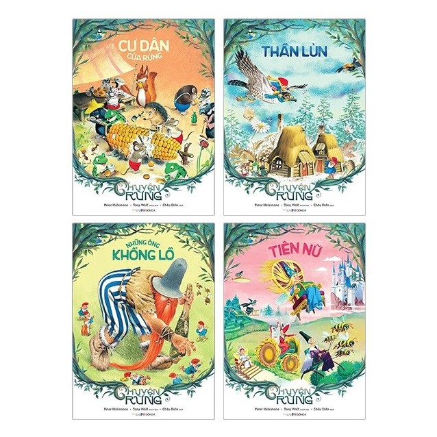 Sách - chuyện rừng, trọn bộ 4 tập tặng kèm bookmark