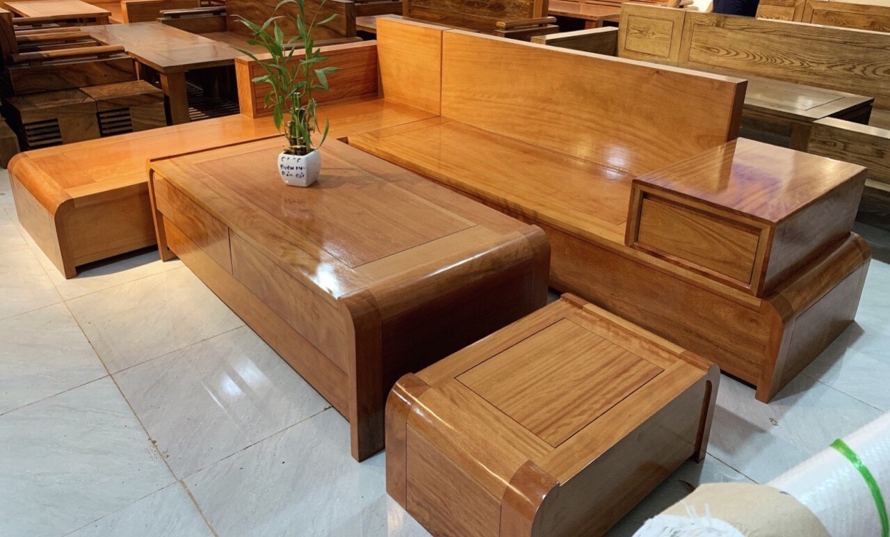 30 mẫu bàn ghế gỗ nguyên khối đẹp nhất tại TPHCM.