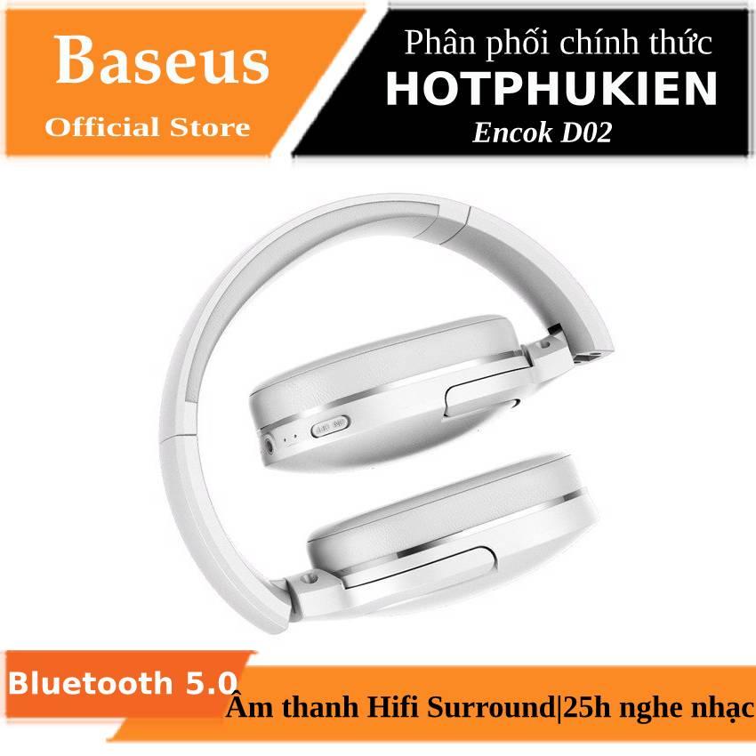 Tai nghe chụp tai bluetooh không dây cao cấp Baseus Encok D02 - Phân phối bởi Hotphukien
