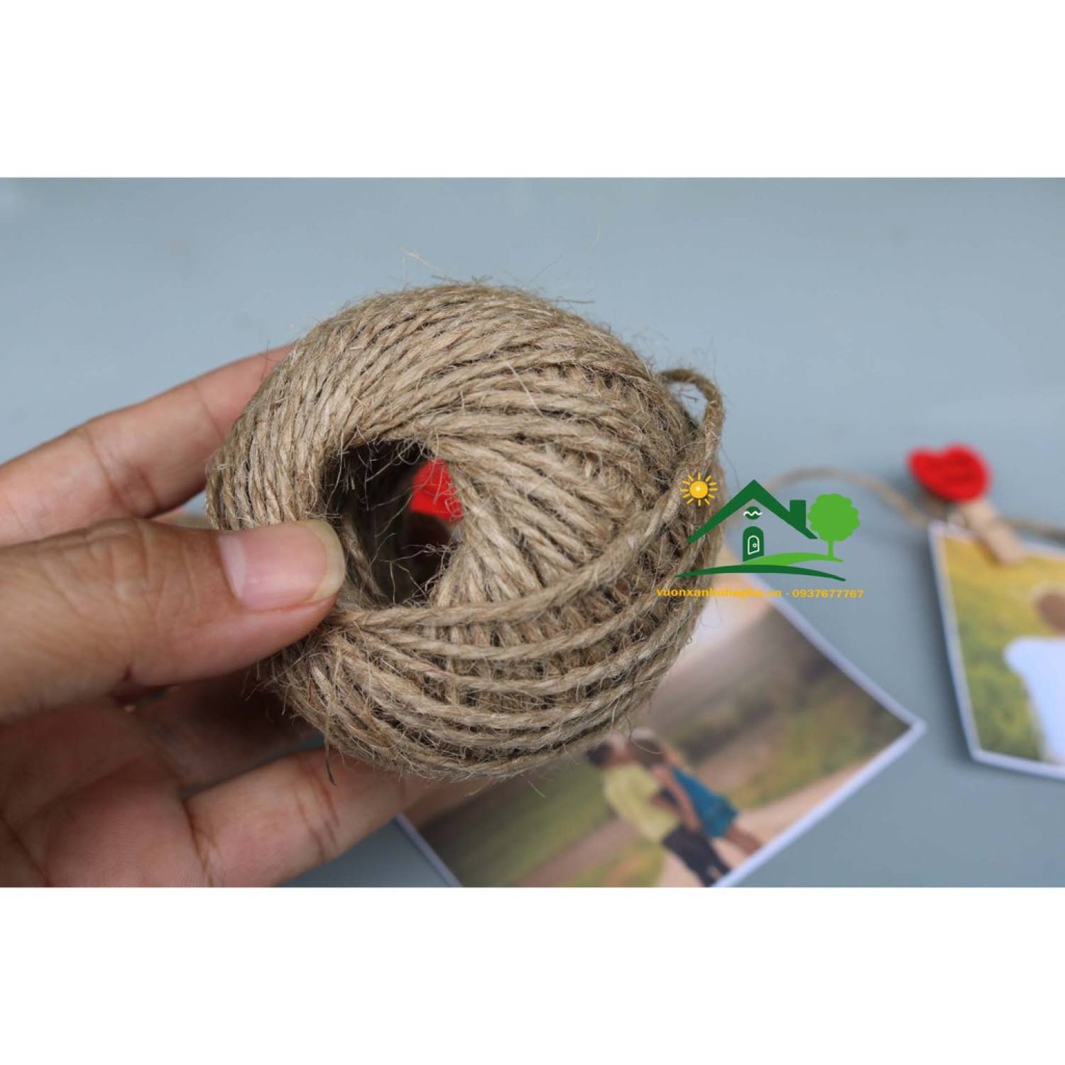 Combo 10 cuộn dây thừng 1mm dài 30 mét làm đồ handmade trang trí
