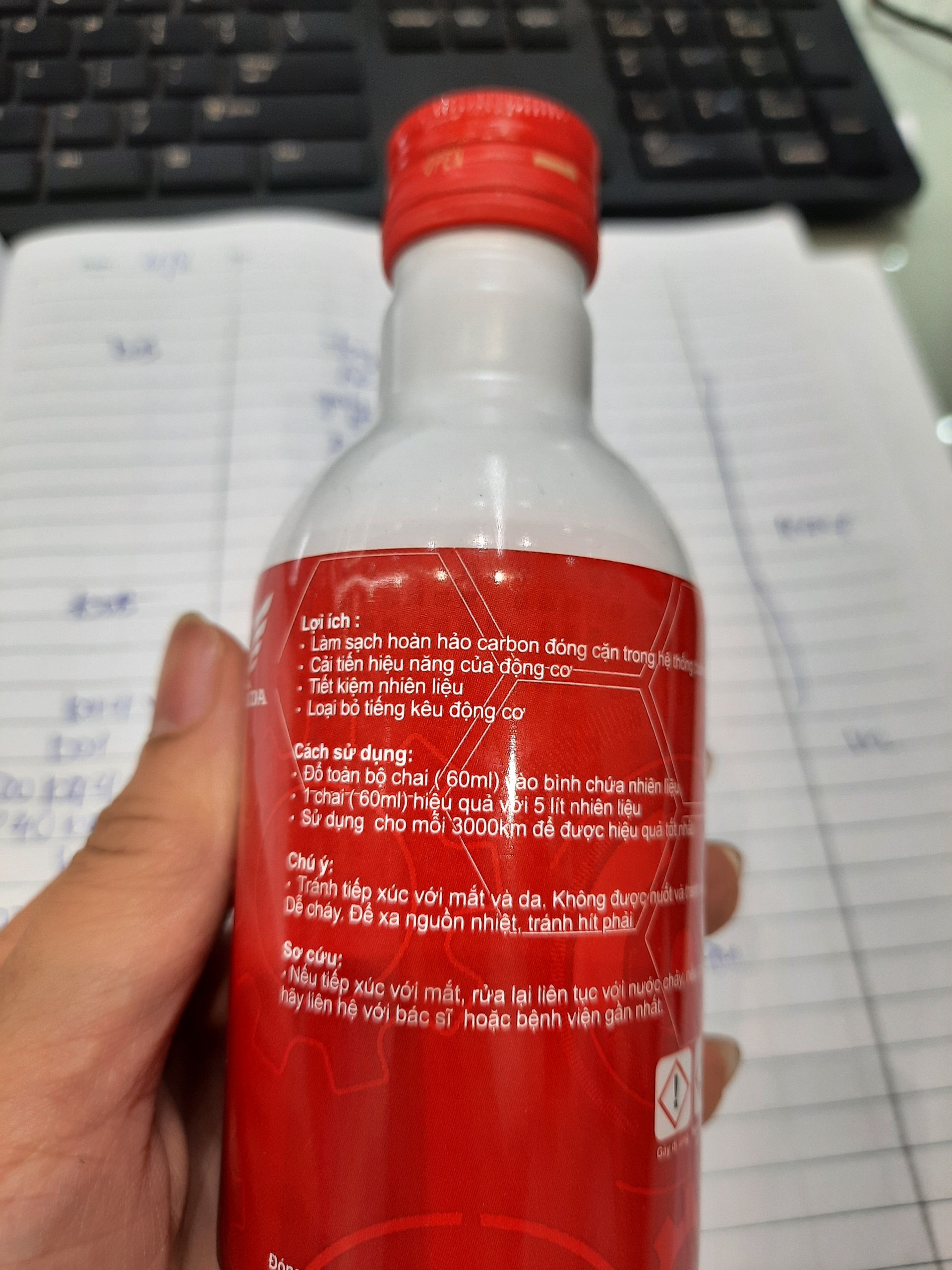 Dung Dịch Vệ Sinh Buồng Đốt, Kim Phun honda
