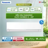 [ SẴN HÀNG MIỀN NAM] [Trả góp 0%]Máy lạnh/Điều hòa Panasonic Inverter CU/CS-XU18BKH-8 - 2HP - Một chiều - Eco AI - Lọc sạch không khí NanoeX - Kết nối wifi