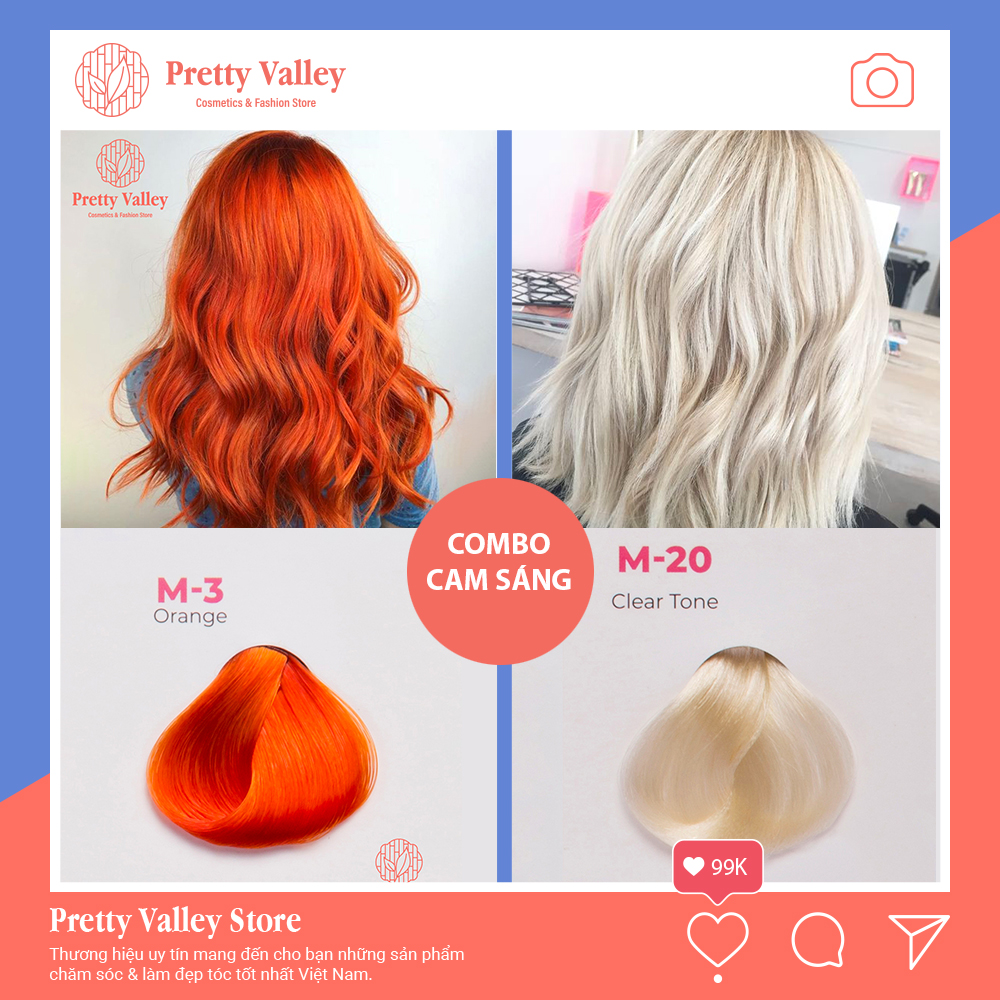 Top 5 màu tóc cam được yêu thích nhất  Công Ty Cổ Phần LAVO