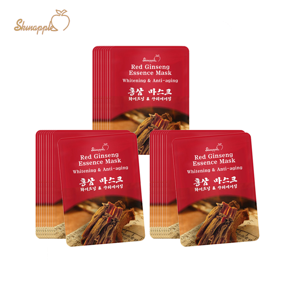 Mặt Nạ Dưỡng Da Hàn Quốc Chiết Xuất Hồng Sâm Cấp Nước Và Dưỡng Ẩm Ngăn Ngừa Lão Hóa - HSD: T7.2021