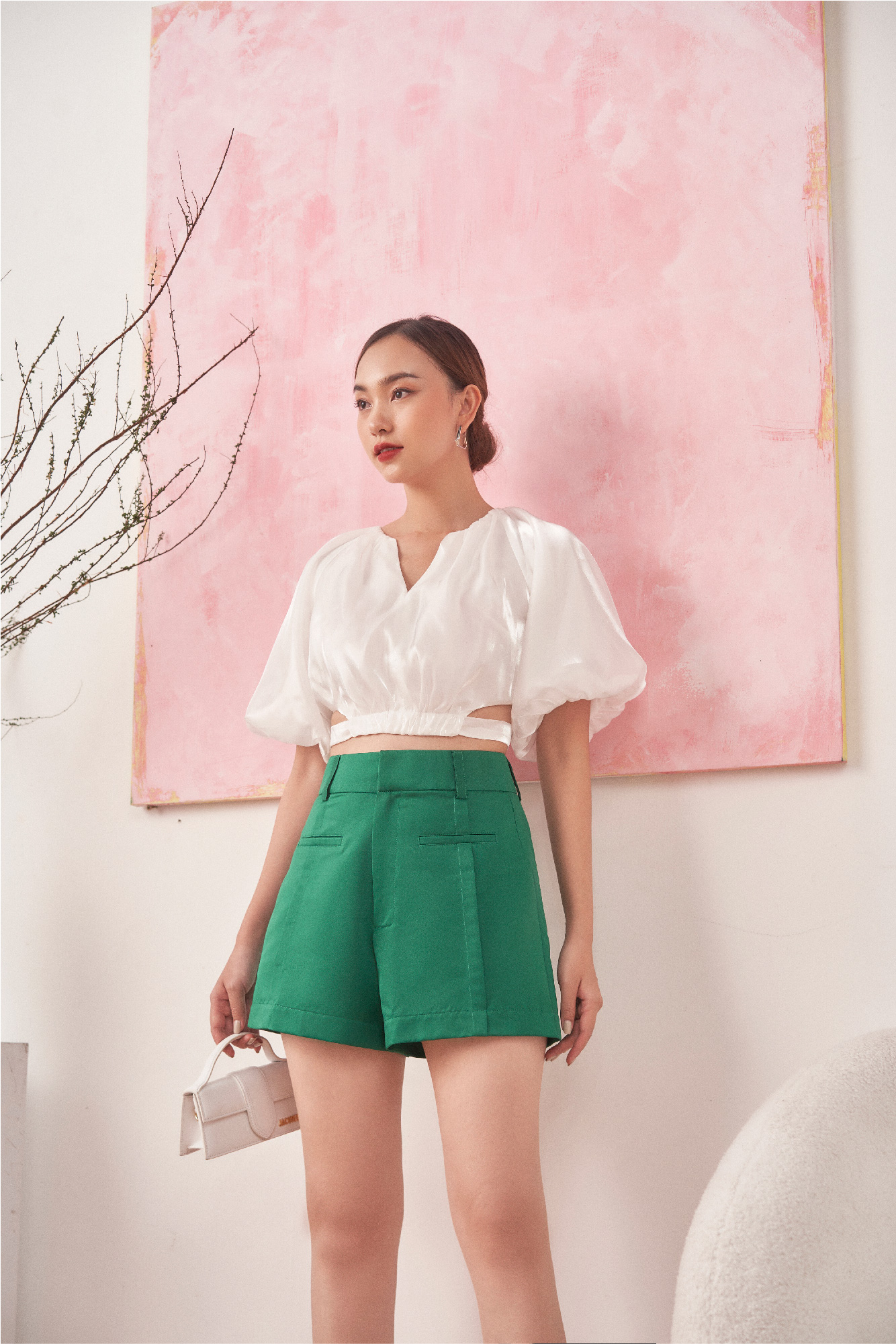 Nosbyn - quần short tafta - n211-p004