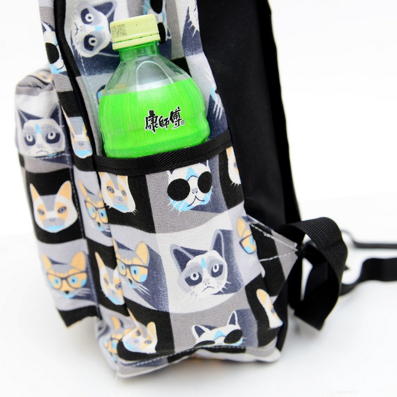 Balo hình siêu cute thời trang da họa tiết siêu cute siêu xinh chất vải thô, rất hợp đi học, đi chơi, đi du lịch.