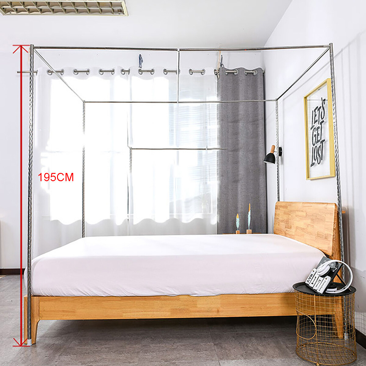 Khung màn chống muỗi 4 góc