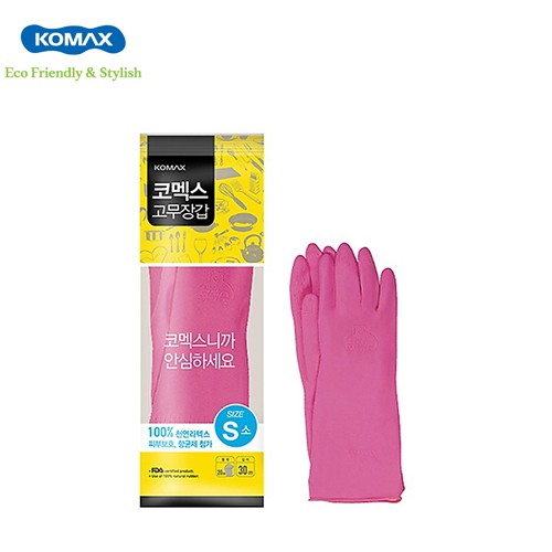 Gang tay cao su thiên nhiên Komax size S