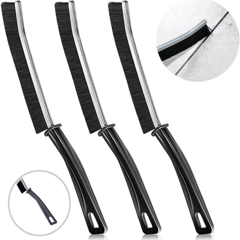 2 PCs multifunctional gap cleaner brush set bathroom gap cleaning brush convenient small kitchen door window cleaner-Hause
