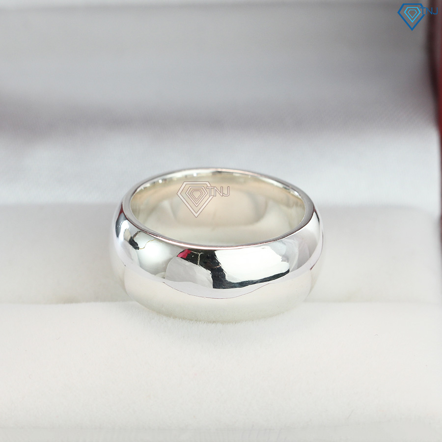 Nhẫn nam bạc ta trơn cá tính mạnh mẽ NNA0106 - Trang Sức TNJ