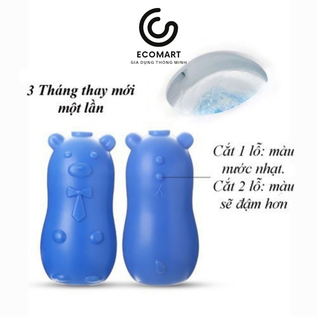 Viên thả bồn cầu hình con lợn - TH Shop