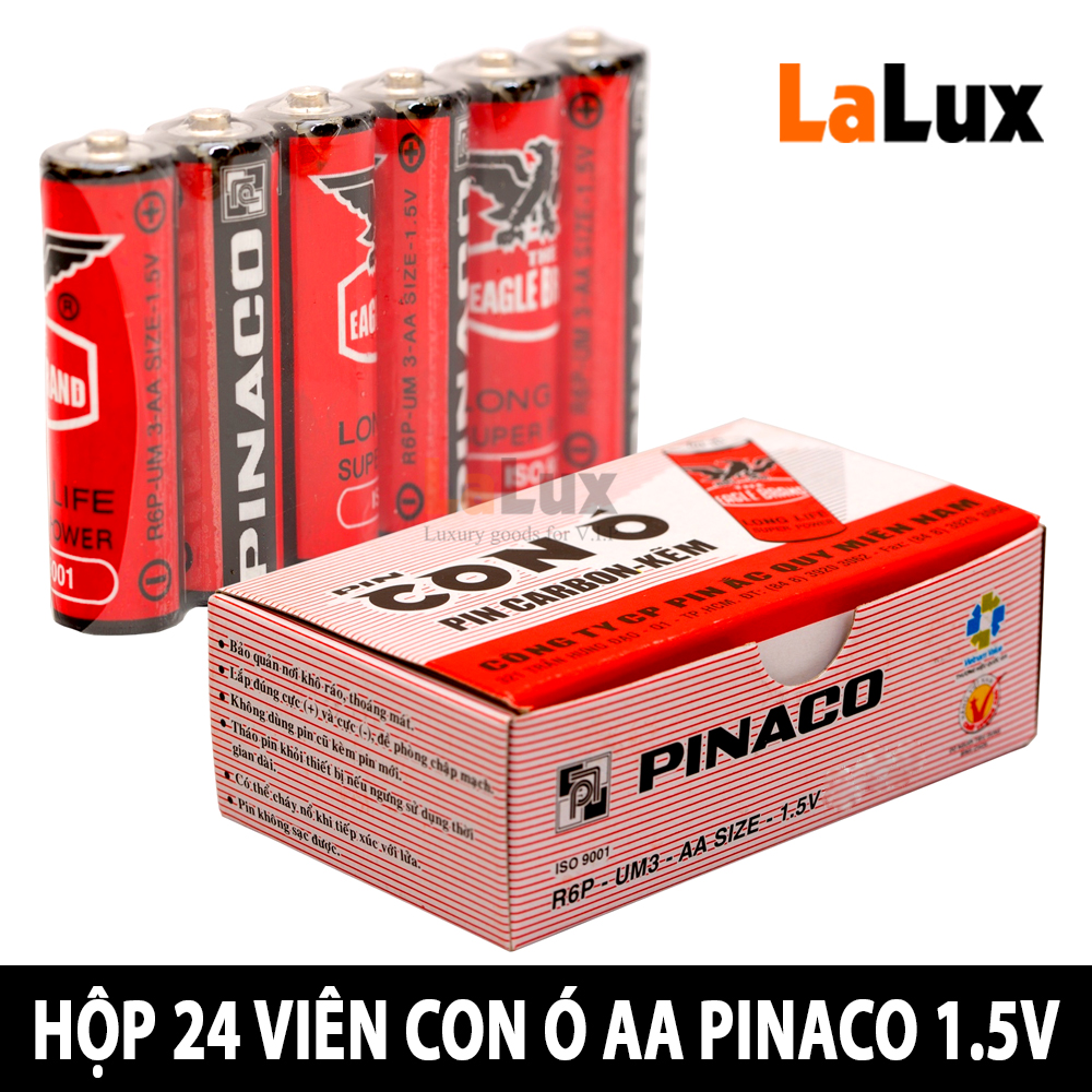 Hộp 24 Viên Pin Con Ó AA (1.5V) MẪU CŨ - Pin AA, Pin Tiểu 2A, Năng Lượng Cao, Sử Dụng Cho Chuột Vi Tính, Loa, Đèn Pin,... ( Shop Có Bán Pin Tiểu , Pin Sạc , Pin 18650 )