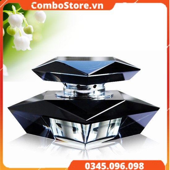 Nước hoa ô tô pha lê vuông đặt taplo cao cấp