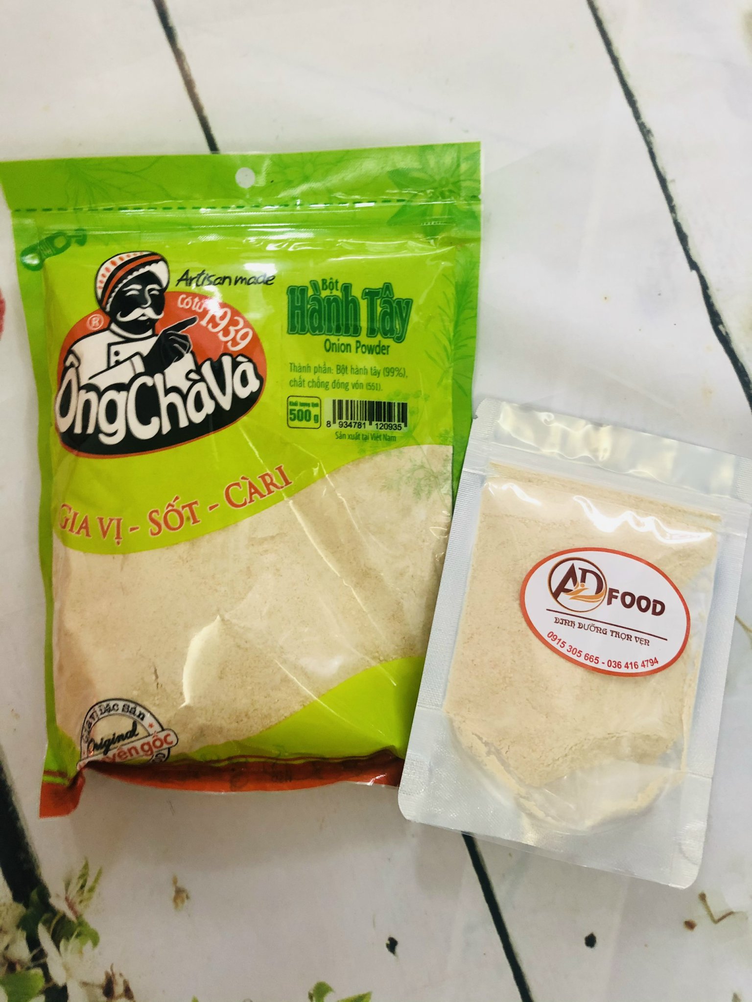 Gói 100g bột hành tây - doanvat_hangduong