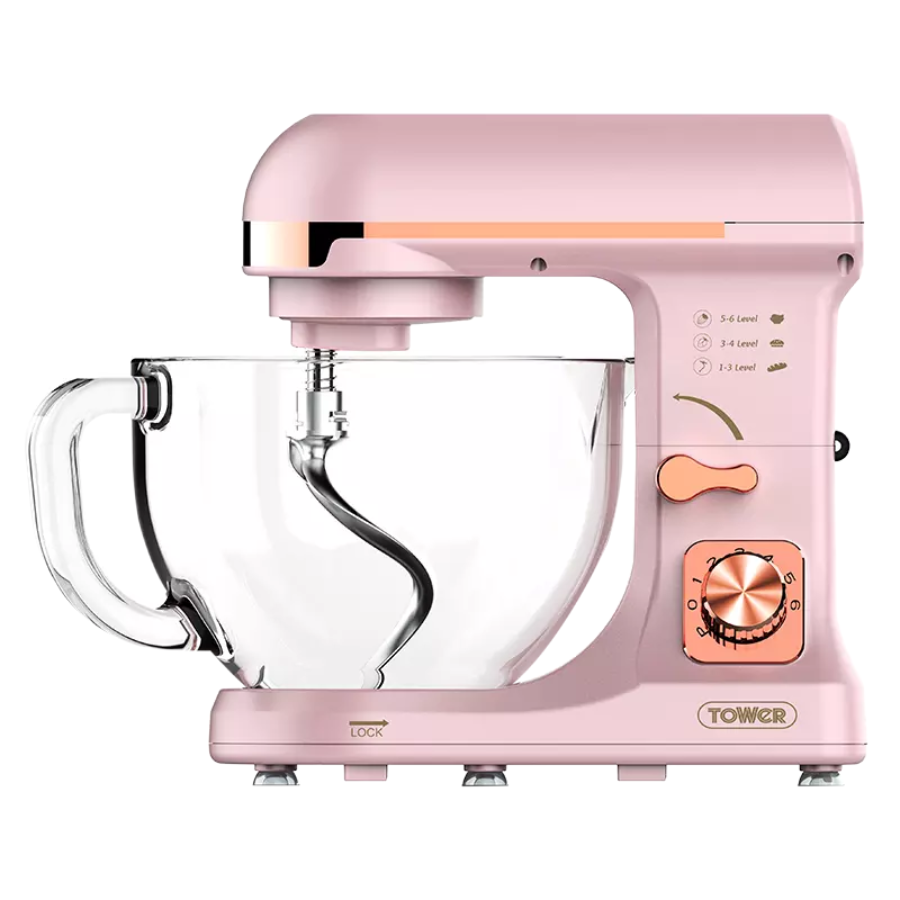 Máy nhào bột acekool/tower 5l 1000w đa năng 3 trong 1 - trộn tối đa 1 kg bột khô - hàng malaysia - bảo hành 1 năm- máy trộn bột làm bánh oprulve - casa - máy đánh trứng
