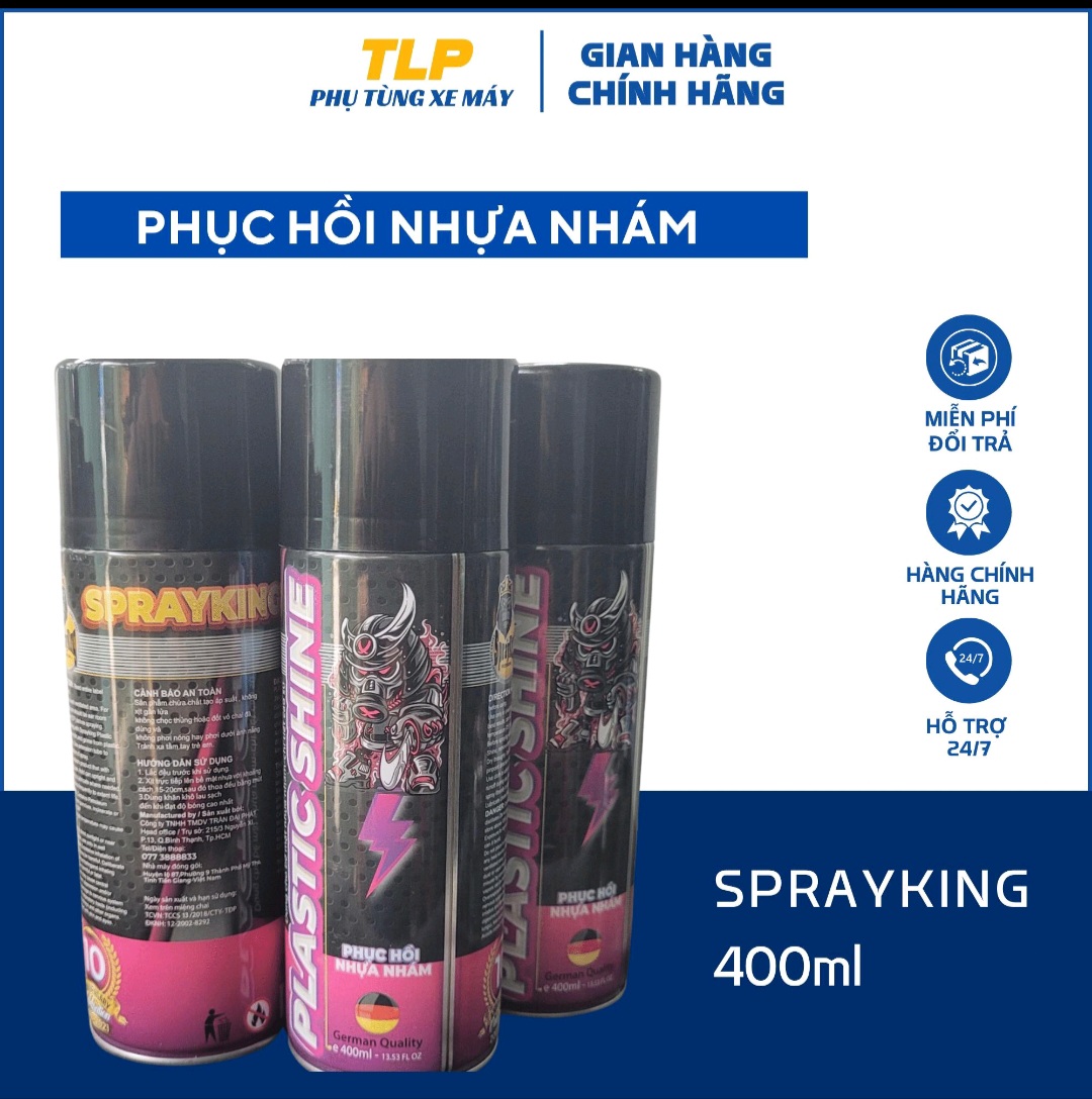 Phục hồi nhựa nhám sprayking new