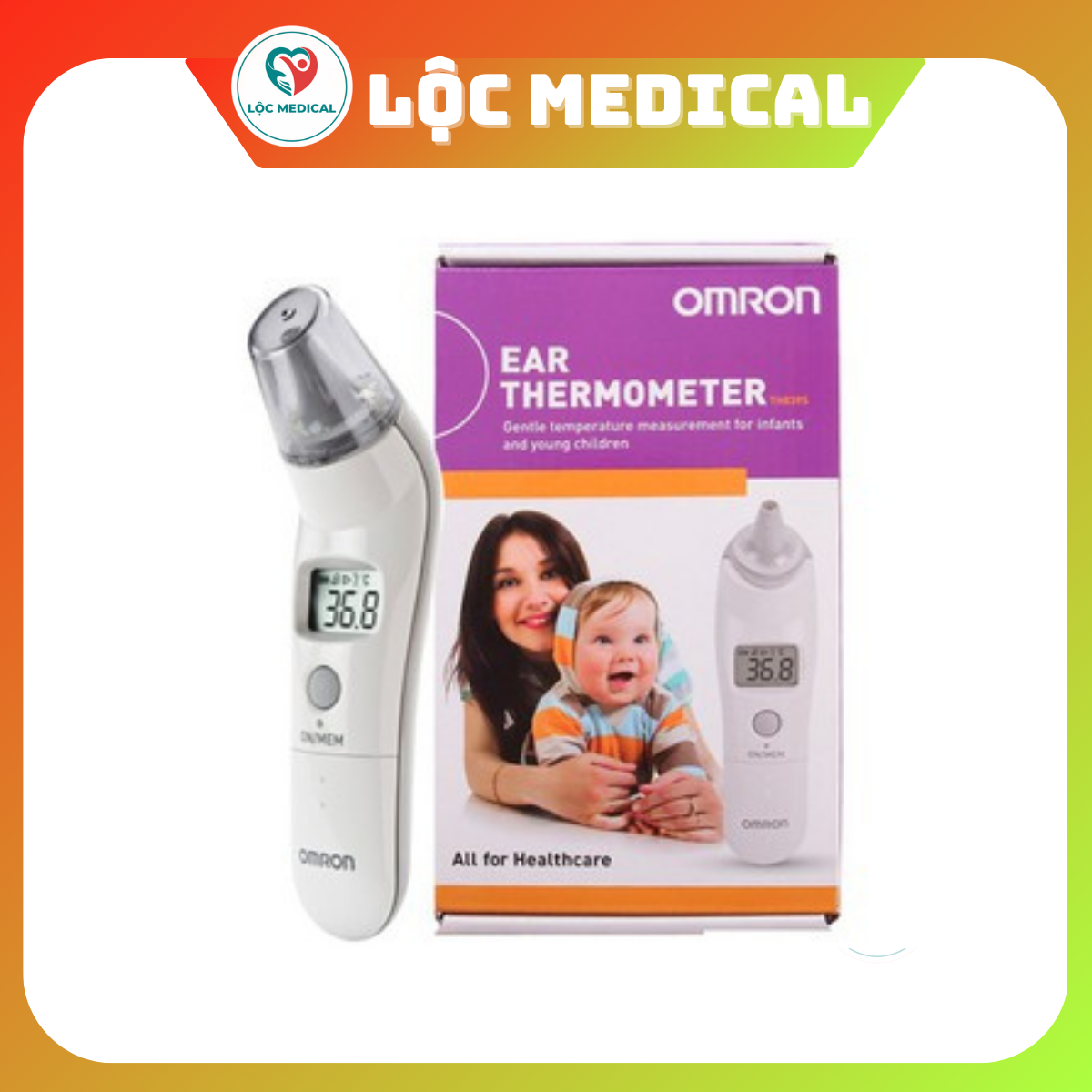 Nhiệt kế điện tử đo tai Omron TH839S bảo hành chính hãng 2 năm