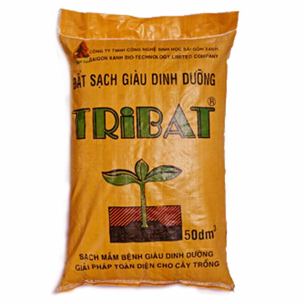 Đất trồng sạch giàu dinh dưỡng Tribat- 2kg