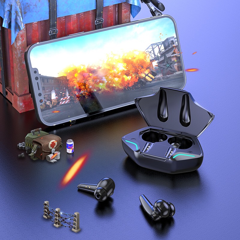 Tai Nghe KS08 Gaming Bluetooth không dây với độ trễ thấp Tai nghe Bluetooth 5.0