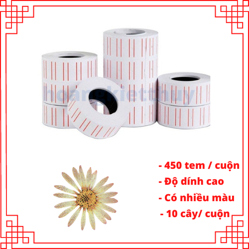 Combo 10 cuộn giấy dán giá siêu dính